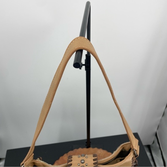 Trinity Ranch Handbag Cross Body Hair on Hide Leopard Cheetah Tan Brown Bag - Picture 6 of 10